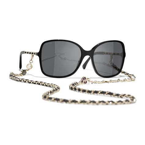 chanel sunglasses 5210q c501 3c|CHANEL 5210Q Square Acetate & Lambskin .